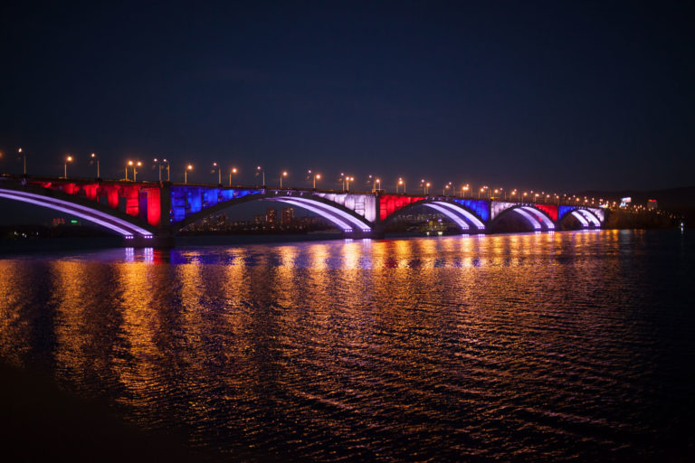 night bridge photo